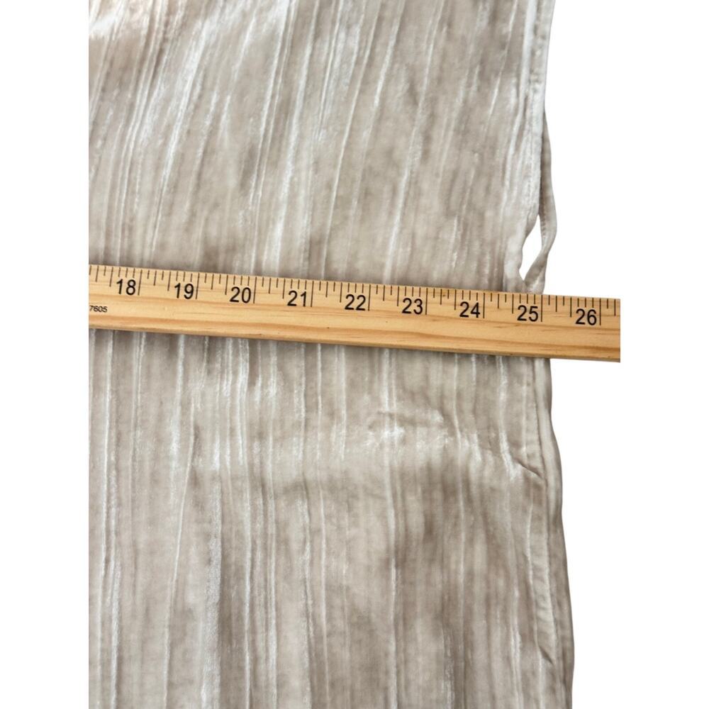 Eileen Fisher Velvet Silk-Blend Top – Champagne / Oyster – Size L EUC - Picture 7 of 8